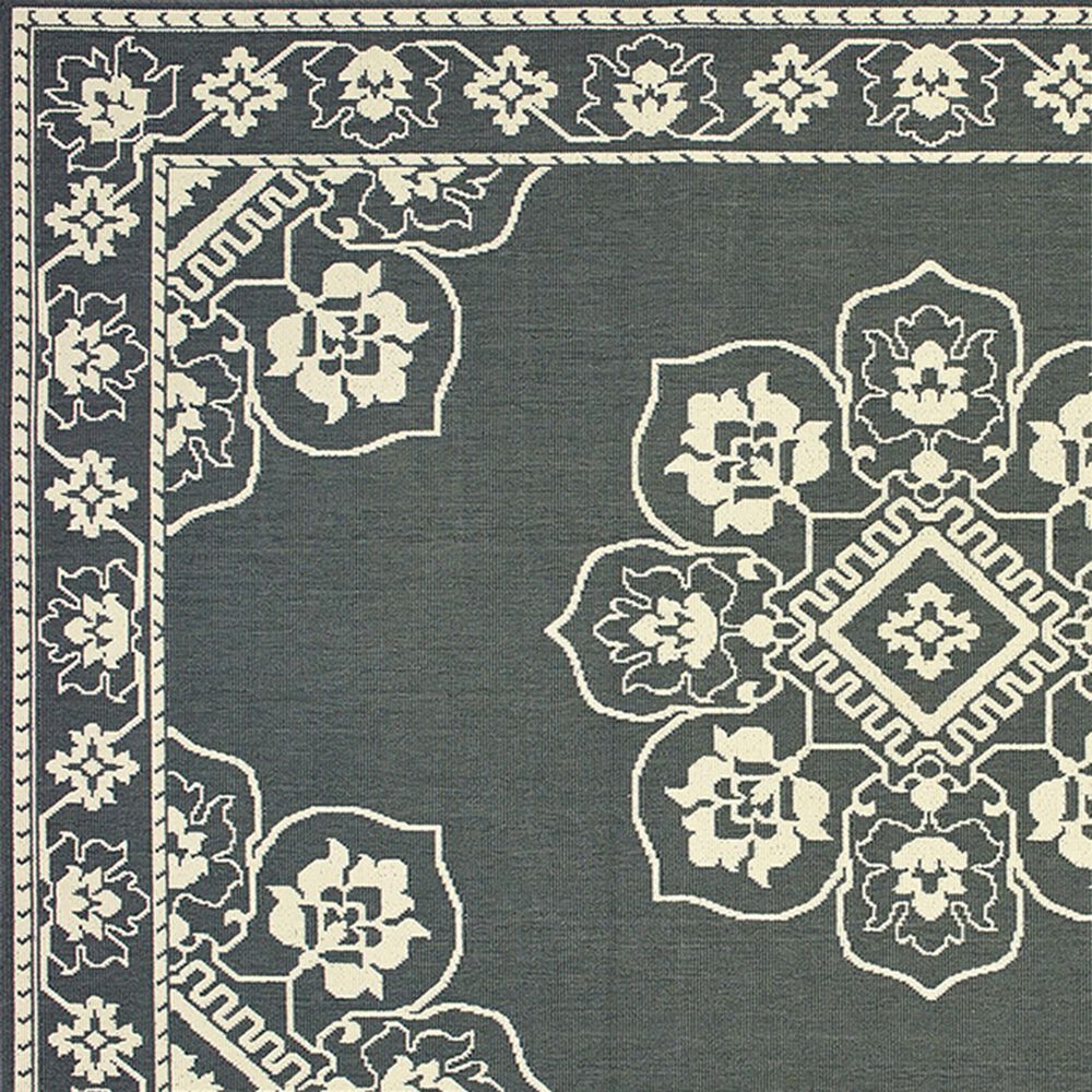 Oriental Weavers Marina 7764E 7&#39;10&quot; x 10&#39;10&quot; Grey and Ivory Area Rug, , large