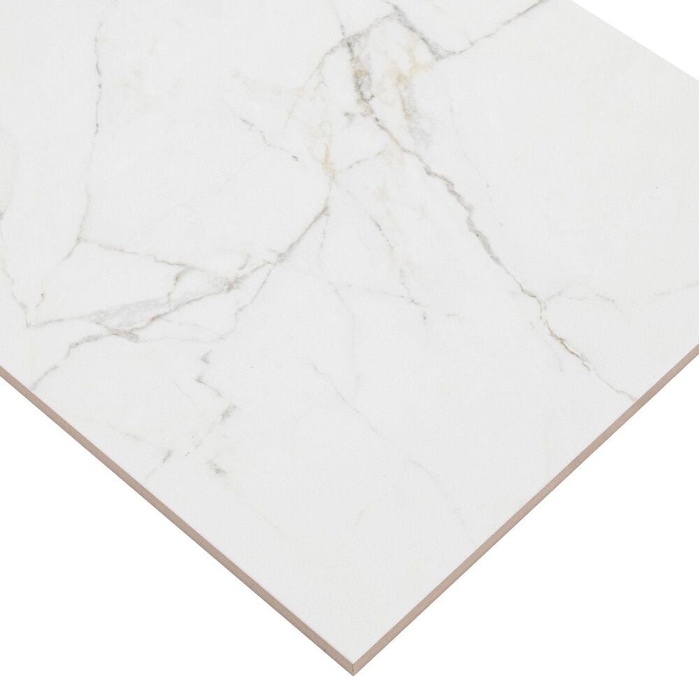 MS International Dymo Calacatta White 12&quot; x 24&quot; Ceramic Tile, , large