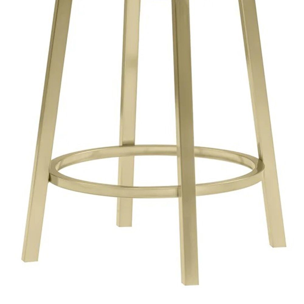 Armen Living Santorini Counter Stool in Gold, , large