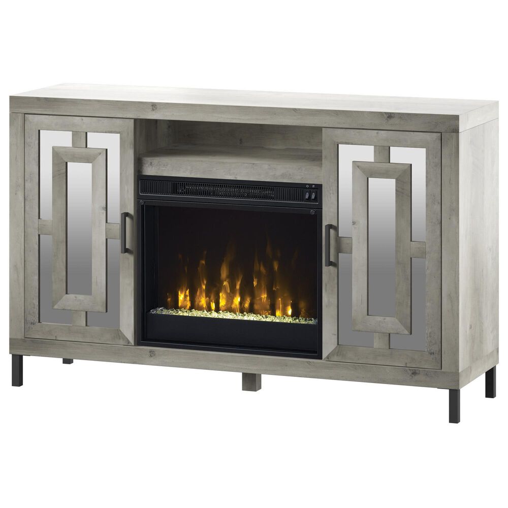 Classic Flame 55" Mirrored Media Fireplace in Silver, , large