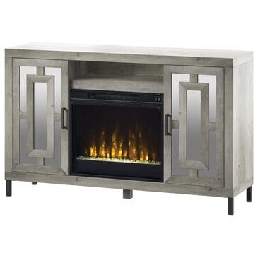 Classic Flame 55" Mirrored Media Fireplace in Silver, , large