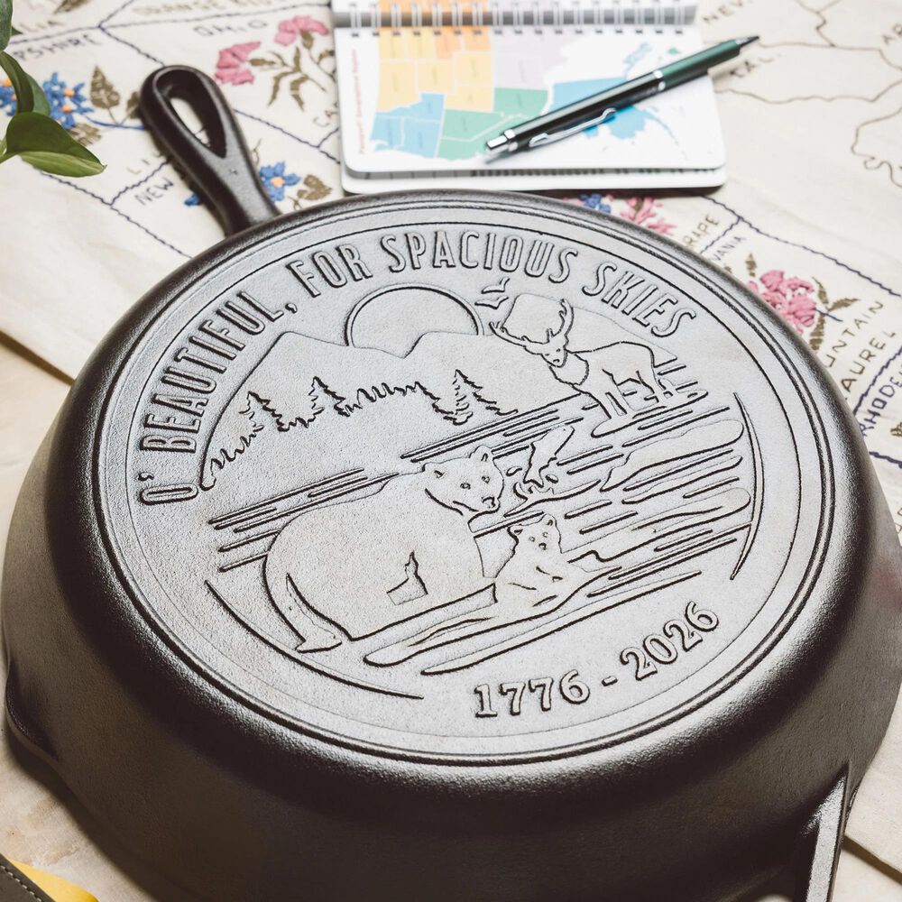 Lodge 12" Texas Seasoned Skillet in Black, , large