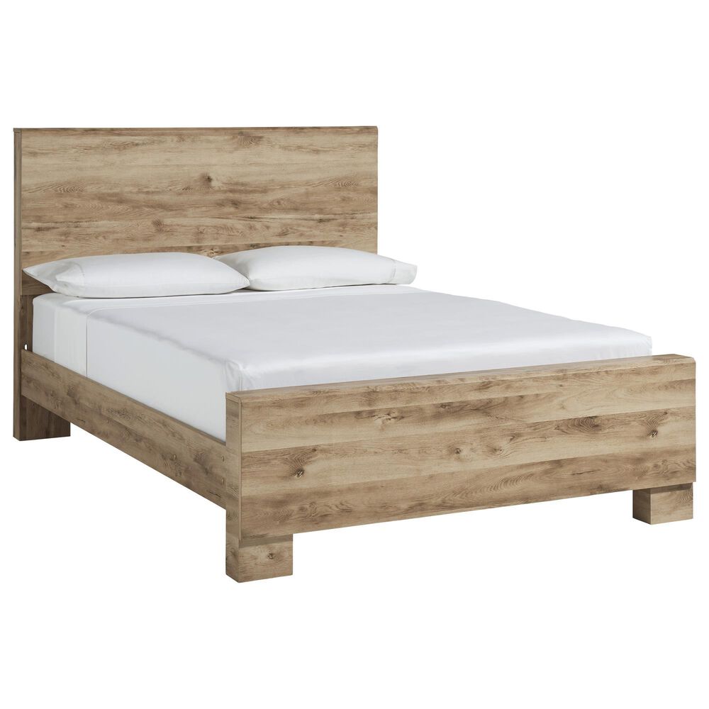 Ashley Hyanna King Panel Bed in Golden, , large
