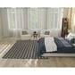 Nourison Twist Reversible 6" x 9" Black Indoor/Outdoor Area Rug, , large