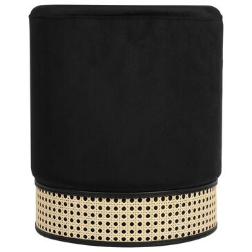 Tov Furniture Ivy Ottoman in Black, , large