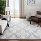 Safavieh Micro-Loop MLP539M 10" x 14" Blue and Ivory Area Rug, , large
