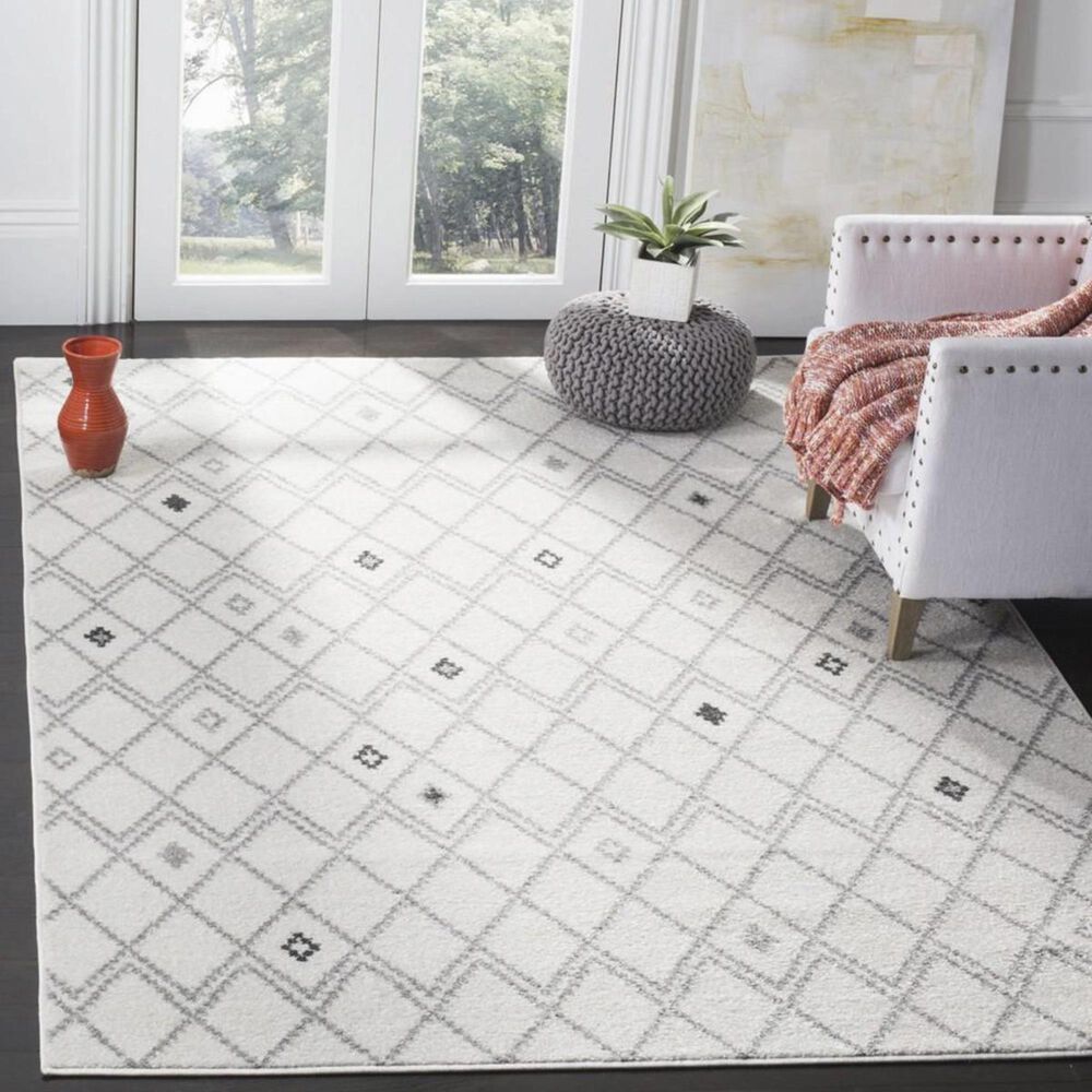 Safavieh Adirondack ADR131C 3&#39; x 5&#39; Light Grey and Grey Area Rug, , large