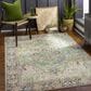 Surya Iris 7"6" x 9"6" Medium Green, Dark Blue, Charcoal, Light Olive, Sage, Light Beige and Cream Area Rug, , large