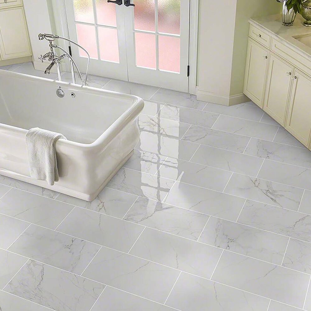 MS International Pietra Carrara  Rectangle 12&quot; x 24&quot; Porcelain Tile, , large