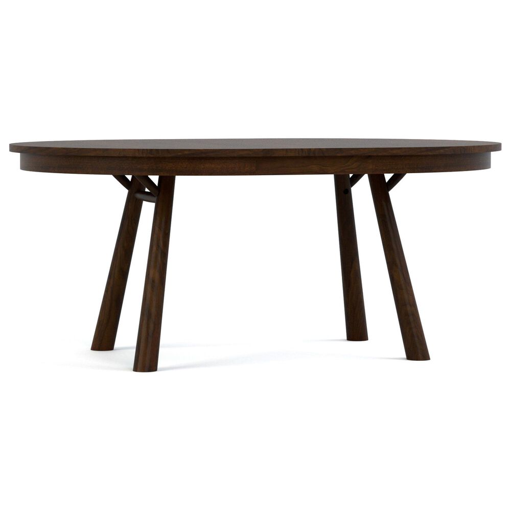 STICKLEY Hudson Valley 54&quot; Round Dining Table in Dark Roast, , large