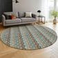 Dalyn Rug Company Kenner Brown 8" Round Area Rug, , large
