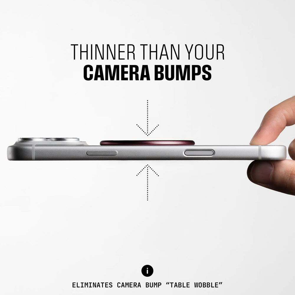 ohsnap! Magnetic Grip and Stand with MagSafe in Dark Cherry, , large