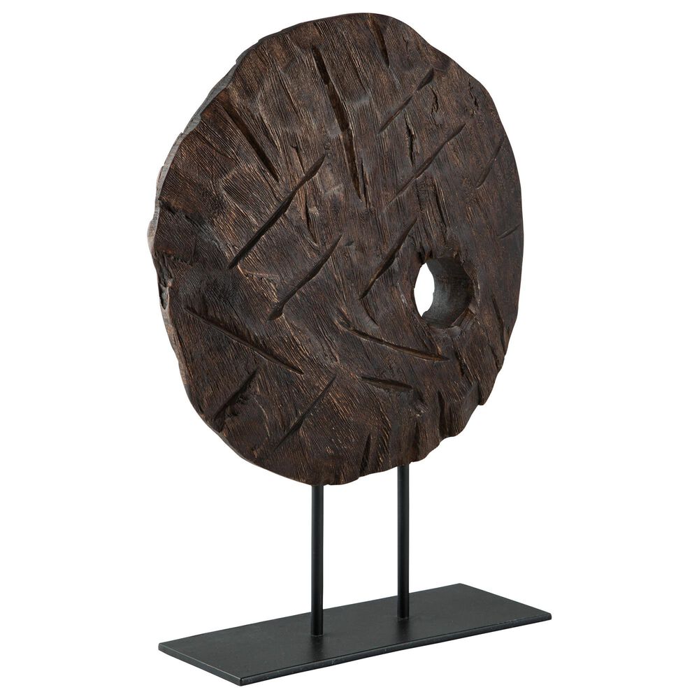 Ashley Dashburn Sculpture in Antiqued Brown and Black, , large