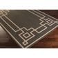 Surya Alfresco 5"11" x 8"10" Black, Brown and Beige Indoor/Outdoor Area Rug, , large