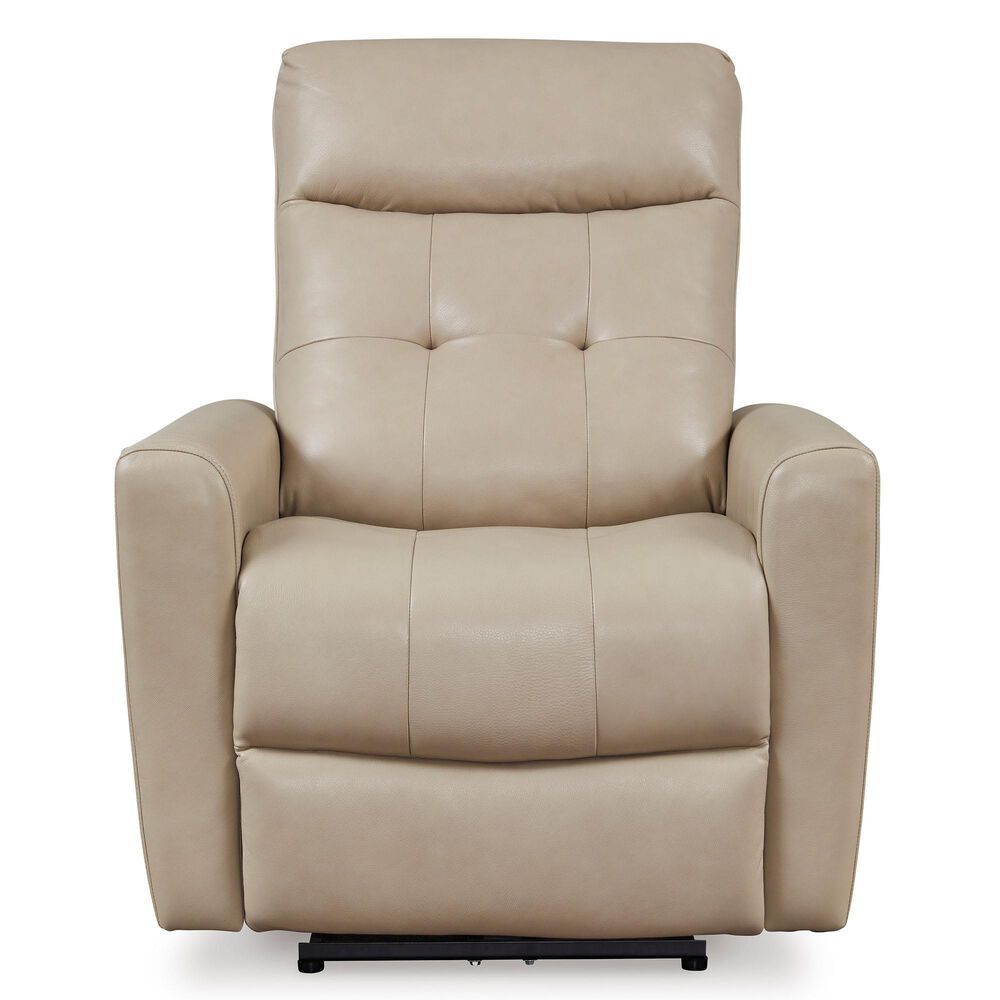 Ashley Pisgham Power Recliner with Adjustable Headrest in Sand, , large