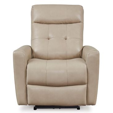 Ashley Pisgham Power Recliner with Adjustable Headrest in Sand, , large
