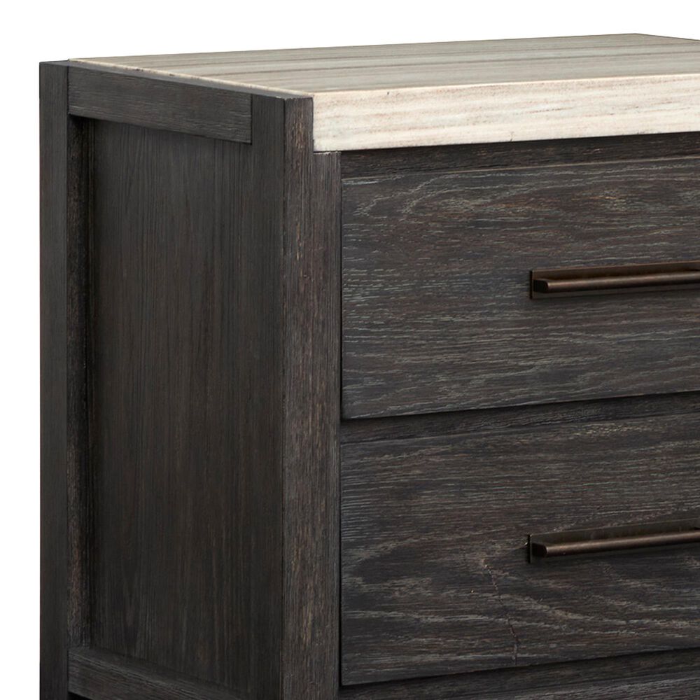 Nicolette Home Plum Creek 2-Drawer Nightstand in Ravenwood Black, , large