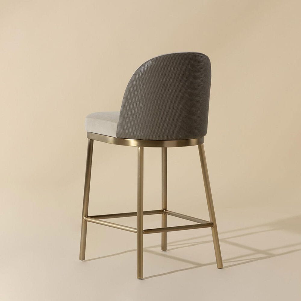 37B Lavania Counter Stool in Antique Brass, , large