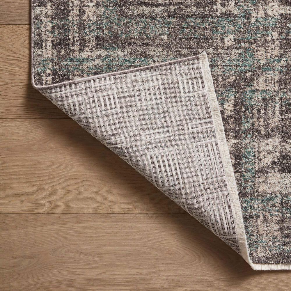 Angela Rose Ember 2&#39;3&quot; x 3&#39;10&quot; Espresso and Multicolor Area Rug, , large