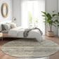 Dalyn Rug Company Kochi KC3 Pewter 8" Round Area Rug, , large