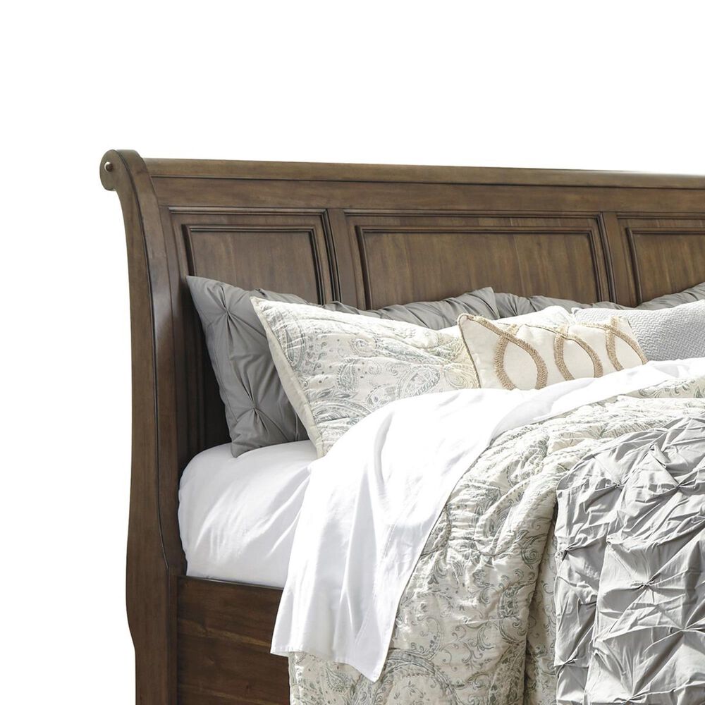 Ashley Flynnter King Storage Bed in Medium Brown, , large
