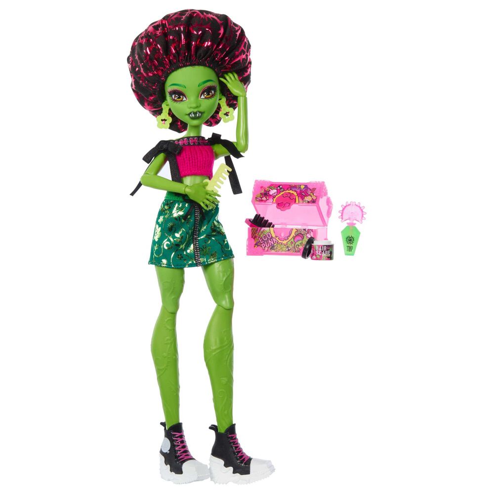 Monster High Self-Scare Secrets Venus Mcflytrap Fashion Doll with Accessories, , large