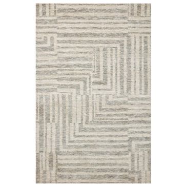 Justina Blakeney x Loloi Yeshaia 2"3" x 3"9" Oatmeal and Silver Area Rug, , large