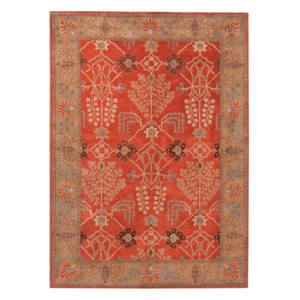 Jaipur Poeme Chambery PM51 8' Round Burnt Ochre Area Rug, , large