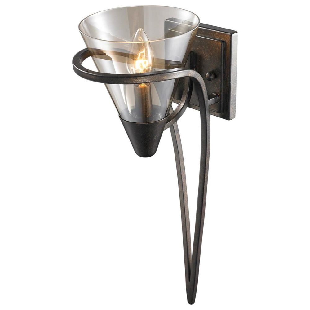 Golden Lighting Olympia 1-Light Wall Sconce in Burnt Sienna, , large