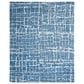 Nourison Luna 9"9" x 13"9" Blue and Silver Area Rug, , large