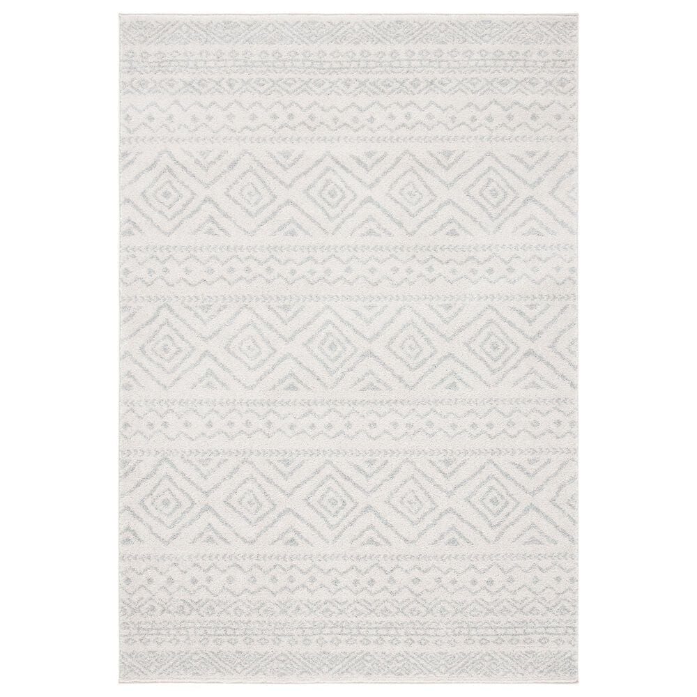 Safavieh Tulum TUL267 4" x 6" Ivory and Light Grey Area Rug, , large