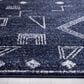 Safavieh Adirondack ADR208N 5"1" x 7"6" Navy and Silver Area Rug, , large