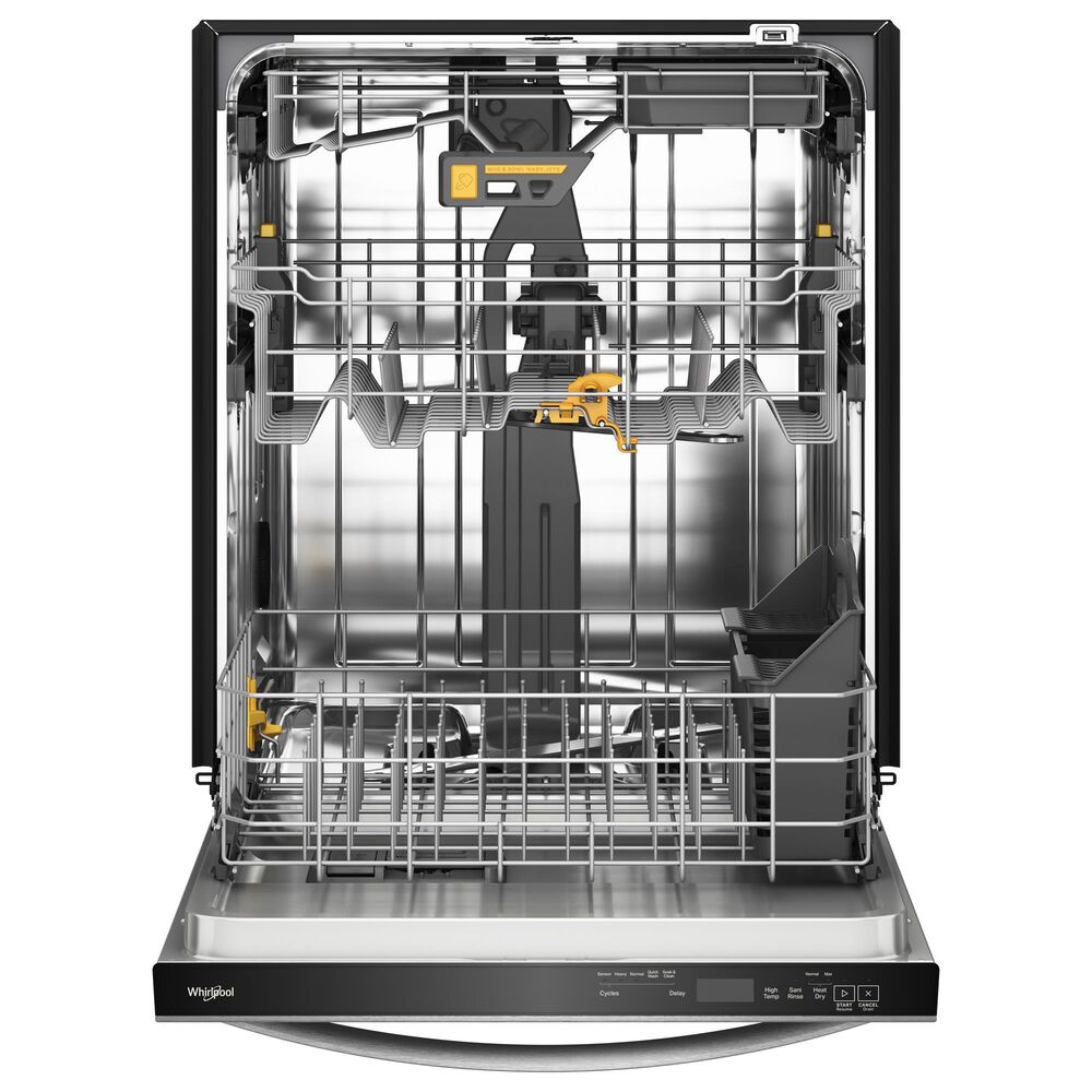 Whirlpool 24&quot; Built-In Dishwasher with Total Coverage Wash and Auto Open Air Dry in Fingerprint Resistant Stainless Steel, , large