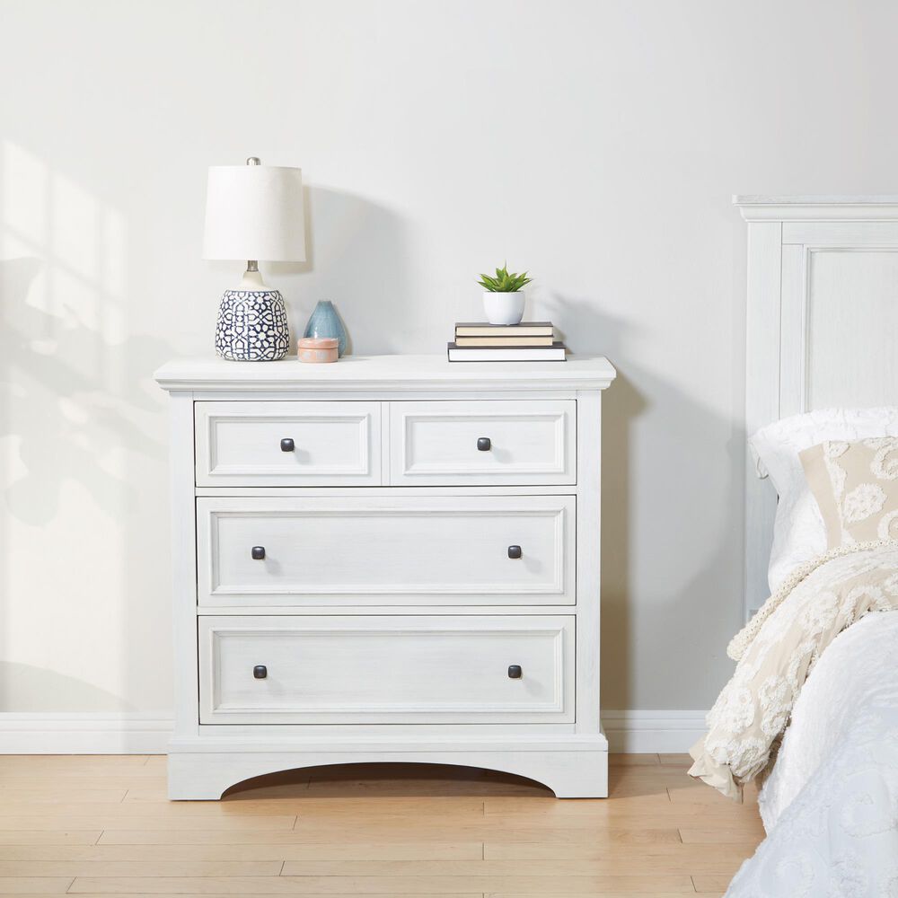 Valor Living Farmhouse Basics 3-Drawer Chest in Rustic White, , large