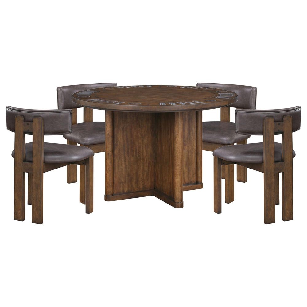 Crystal City Cambridge Game Table and 4 Chairs, , large