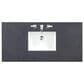 James Martin Vanities Brittany 48" Single Bathroom Vanity in Smokey Celadon with 3 cm Charcoal Soapstone Quartz Top and Rectangular Sink, , large