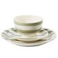 Gibson Homewares Kenwood Shores 12-Piece Dinnerware Set in Green Striped, , large