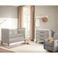 Eastern Shore Beck Convertible Raised End Panels Crib in Willow, , large