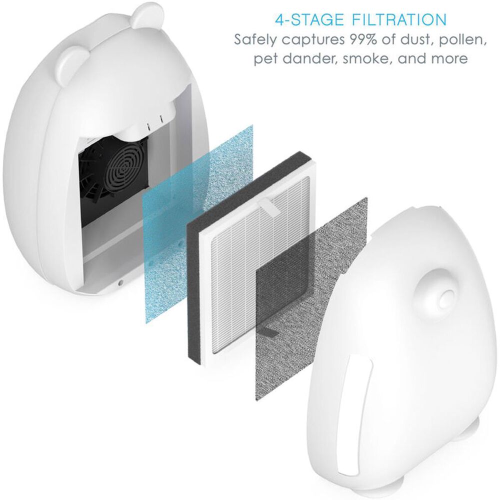 Pure Enrichment Air Purifier for Kids Rooms Bear Shop NFM