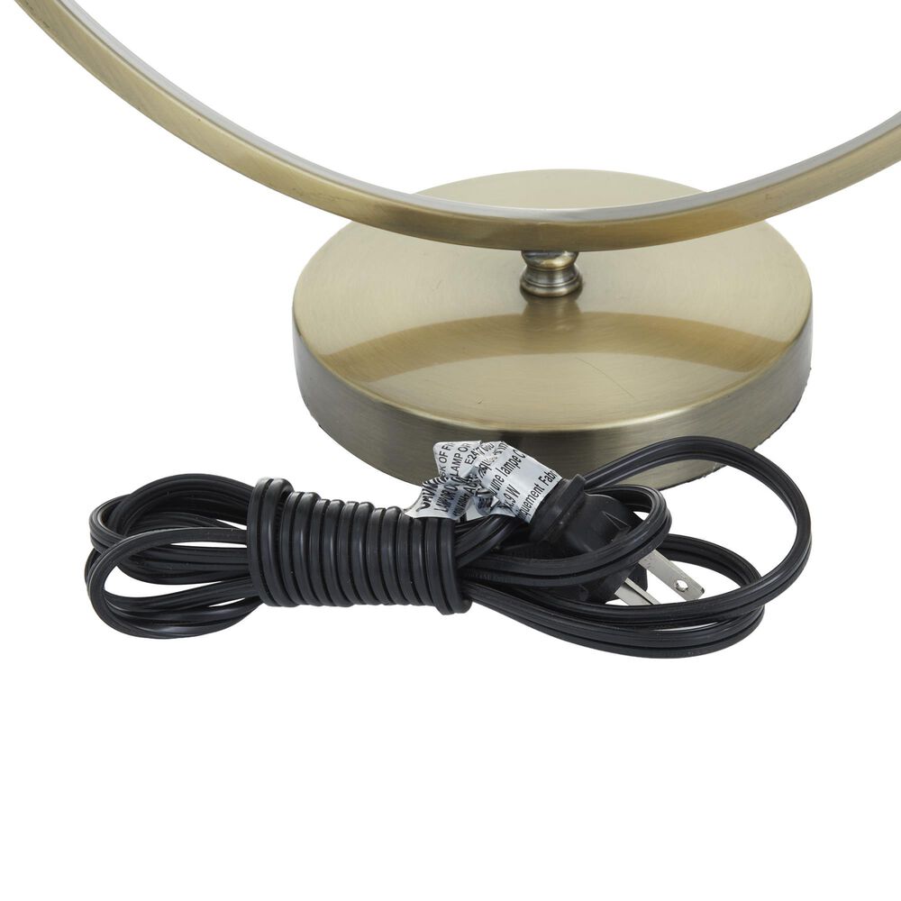 Maple and Jade LED Rotary Socket Table Lamp in Gold, , large