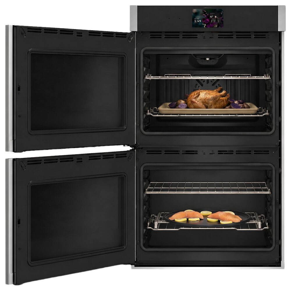 GE Profile 30" Smart Built-in Convection Double Wall Oven with Left-Hand Side-Swing Doors in Stainless Steel, , large