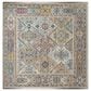 Safavieh Aria ARA127C 6"6" Square Cream and Multicolor Area Rug, , large