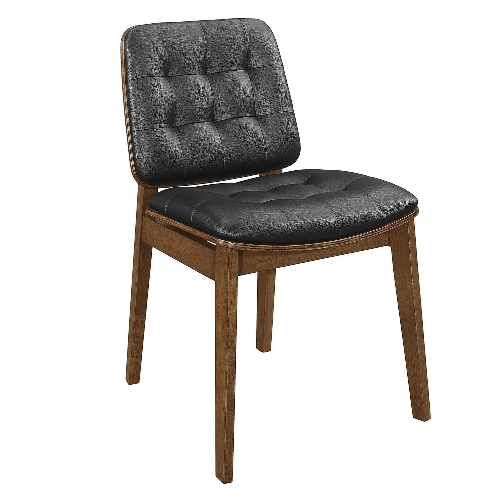 Tufted best sale back chair