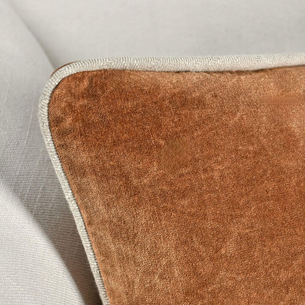 Classic Home Heirloom 18&quot; Square Throw Pillow in Hazel Brown, , large