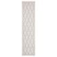 Safavieh Bermuda BMU805A 2" x 8" Ivory and Light Grey Indoor/Outdoor Area Performance Rug, , large