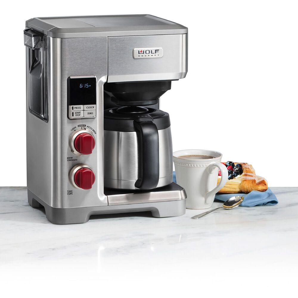 Wolf Gourmet Automatic Drip Coffee Maker in Stainless Steel, , large