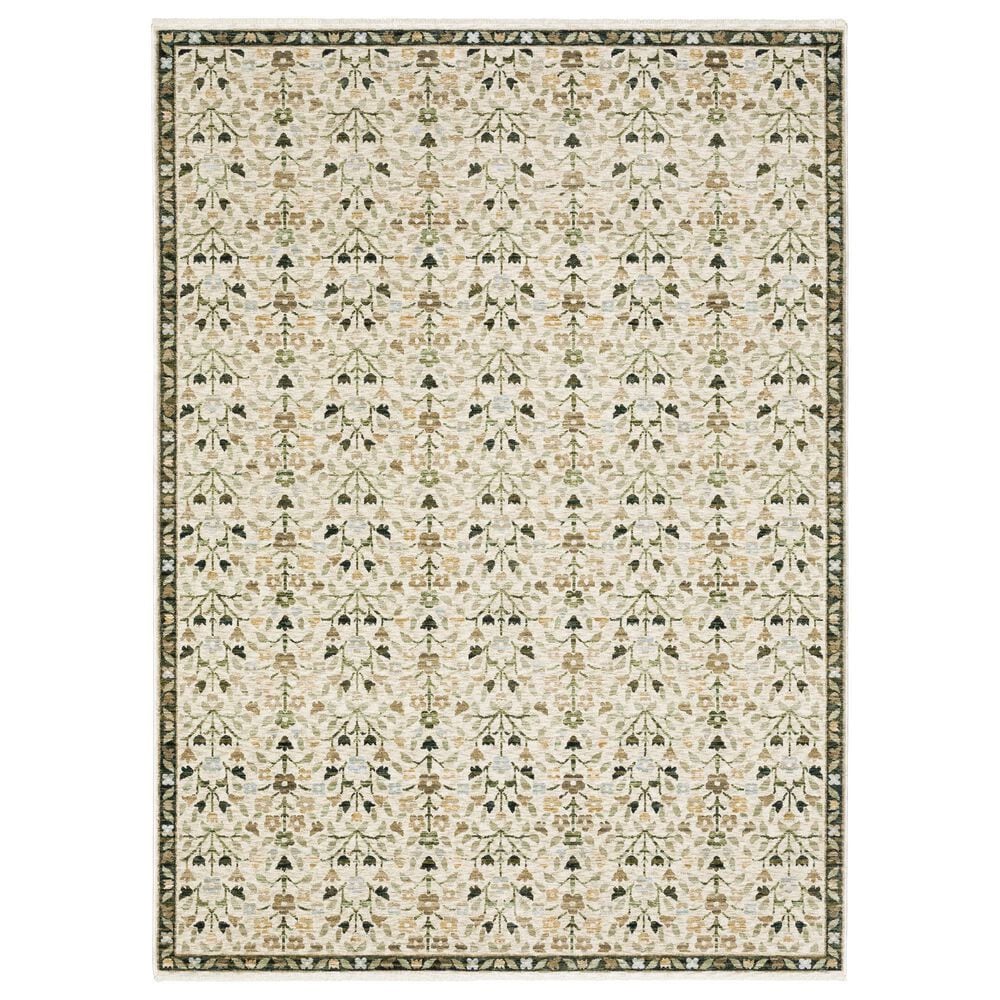 Oriental Weavers Westwood WES07 Green 6"7" x 9"6" Area Rug, , large
