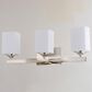 Vaxcel Robey 3-Light Bathroom Vanity in Polished Nickel, , large