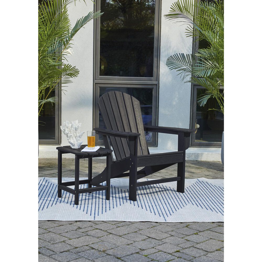 Ashley Sundown Treasure Adirondack Chair in Black, , large