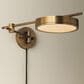 Troy Lighting Thatcher 1-Light Plug-In Sconce in Patina Brass, , large